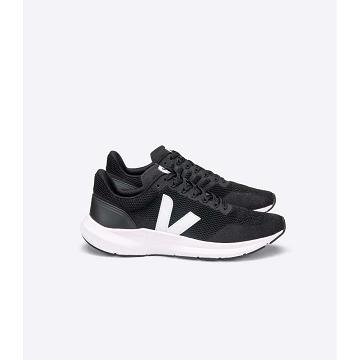 Veja MARLIN V-KNIT Schoenen Heren Black/White | BE 241YXF